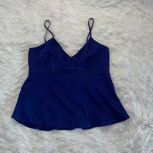 Banana Republic - Royal Blue Layered Strappy Camisole (Size 0P)